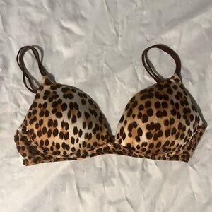 2007 VS Vintage Very Sexy Leopard Print Bra Wireless